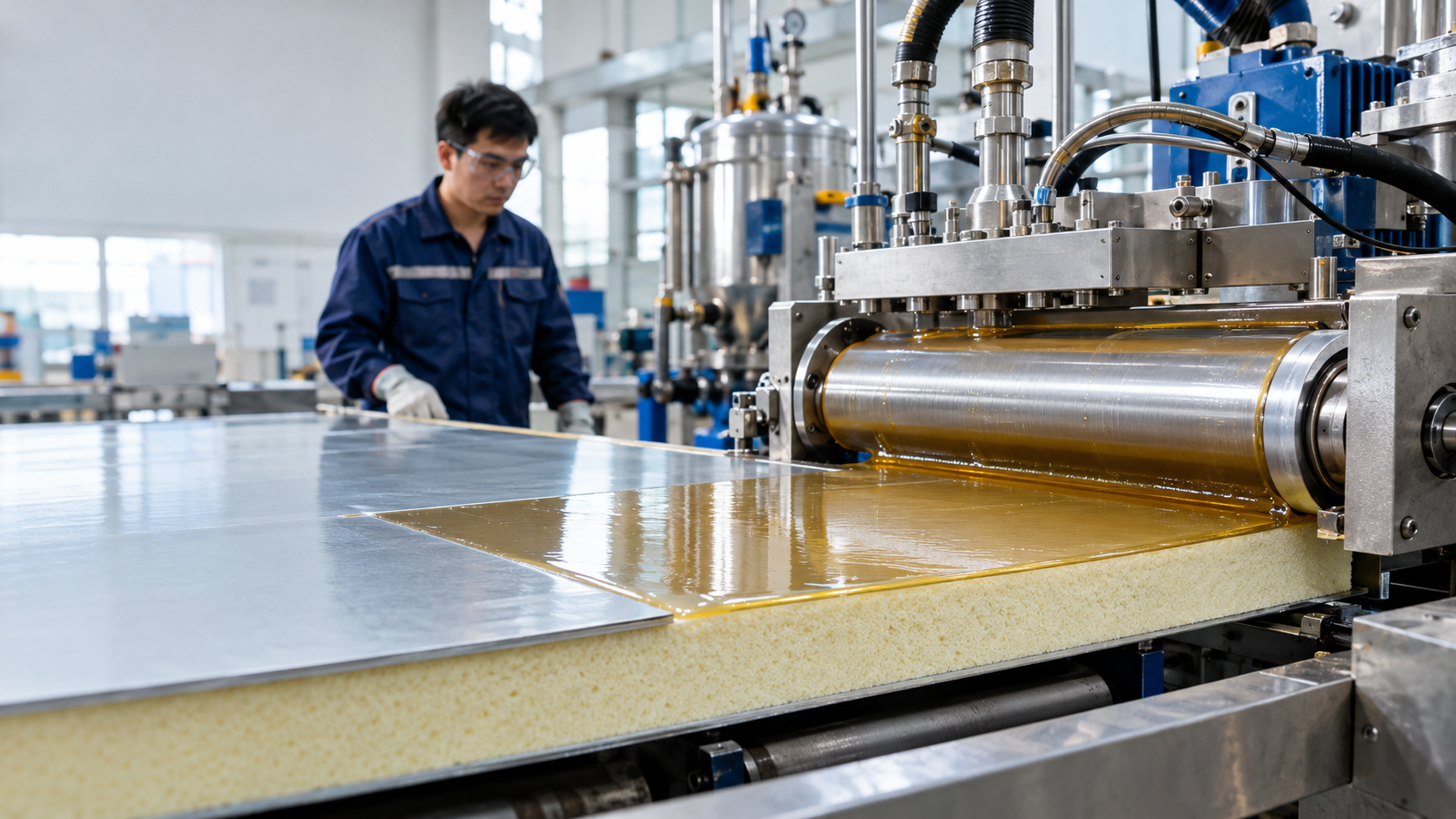 Keo PU Dán Inox Tôn Thép Không Rỉ Là Gì? Cấu Trúc Polyurethane 2 Thành Phần Chuyên Dụng Cho Panel Công Nghiệp - Vinosaur Polyurethane