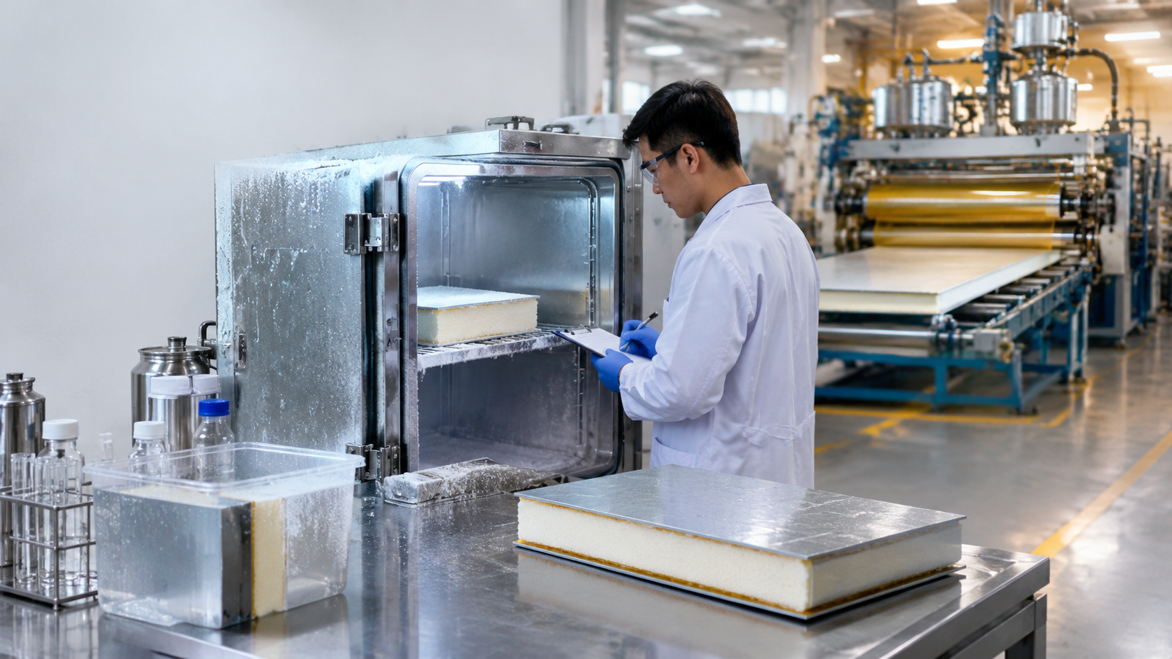 Khả Năng Kháng Ẩm, Hóa Chất Và Lão Hóa Của Keo PU Dán Panel Trong Môi Trường Kho Lạnh Âm Sâu - Vinosaur Polyurethane
