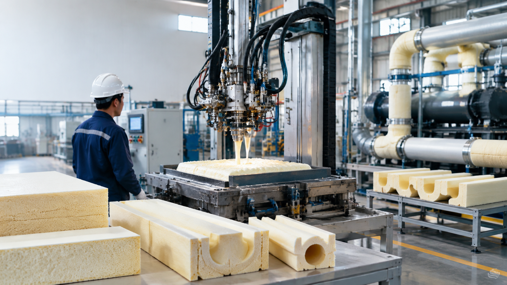 Ứng dụng máy đổ xốp PU tự động High Pressure trong sản xuất công nghiệp hiện đại - Vinosaur Polyurethane