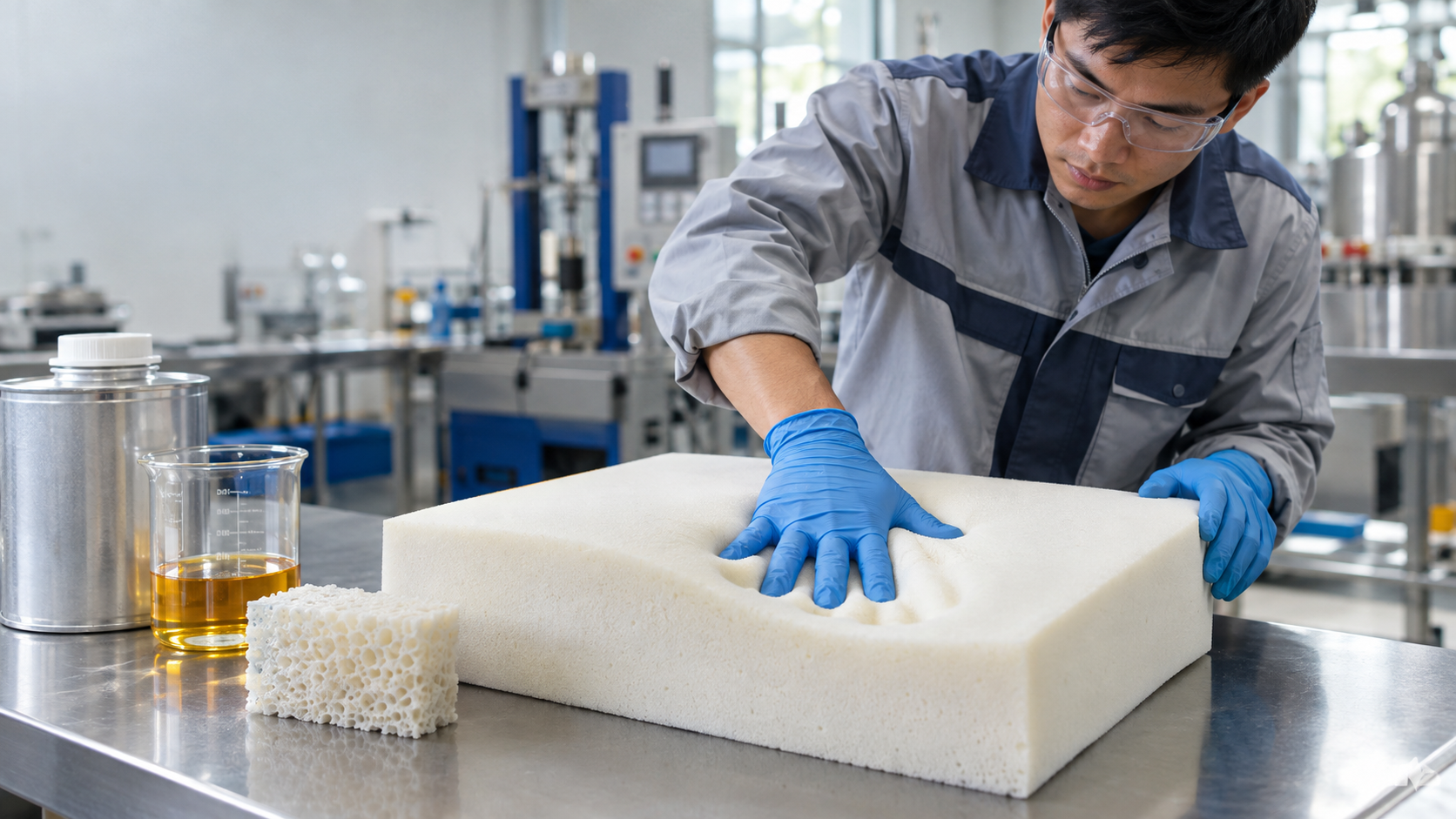 Nguyên Liệu Cao Su Non PU (Memory Foam) Là Gì? Bản Chất Hóa Học Của Polyurethane Tạo Bọt Nhớ - Vinosaur Polyurethane