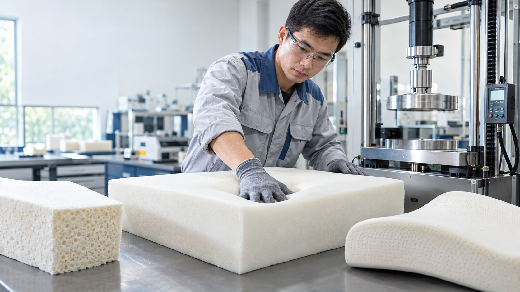 Cơ Chế Phân Tán Áp Lực Của PU Memory Foam Nệm Ghế: Tiêu Chuẩn Kỹ Thuật Cho Nệm Y Tế Và Gối Công Thái Học - Vinosaur Polyurethane