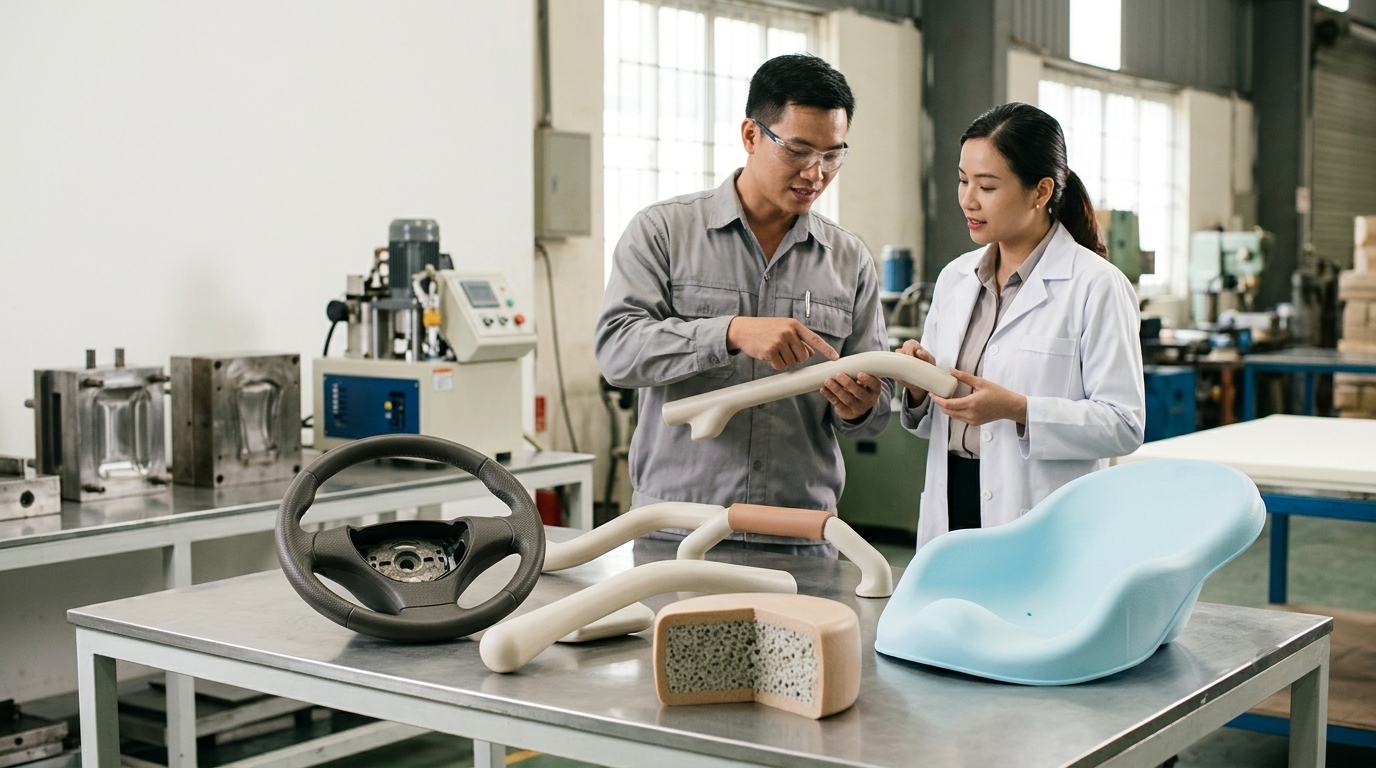 Ứng Dụng Xốp PU Đúc Vô Lăng Tay Vịn Và Mở Rộng Thị Trường Thiết Bị Y Tế, Chăm Sóc Sức Khỏe - Vinosaur Polyurethane